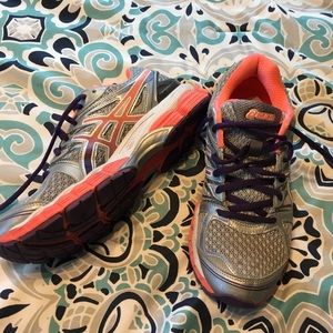 Women’s ASICS sneakers.